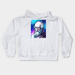 Archimedes Snowy Portrait | Archimedes Artwork 13 Kids Hoodie